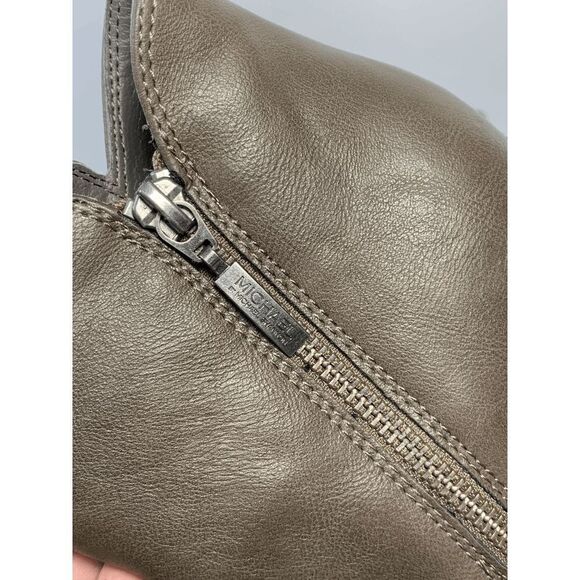 Michael Shannon Womens Side Zip High Heeled Ankle Boots Gray Size 9 - Picture 4 of 15